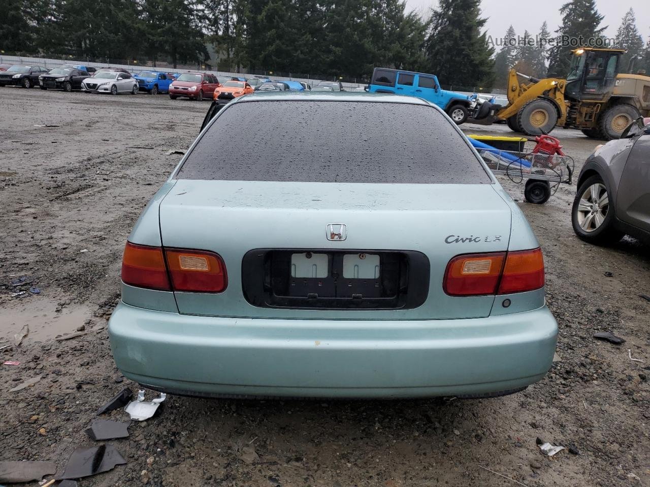1993 Honda Civic Lx Turquoise vin: JHMEG8554PS013223