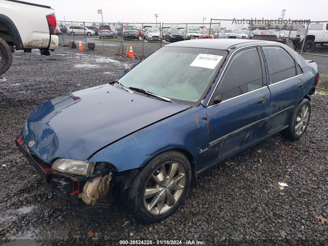 1995 Honda Civic Lx Blue vin: JHMEG8554SS016860