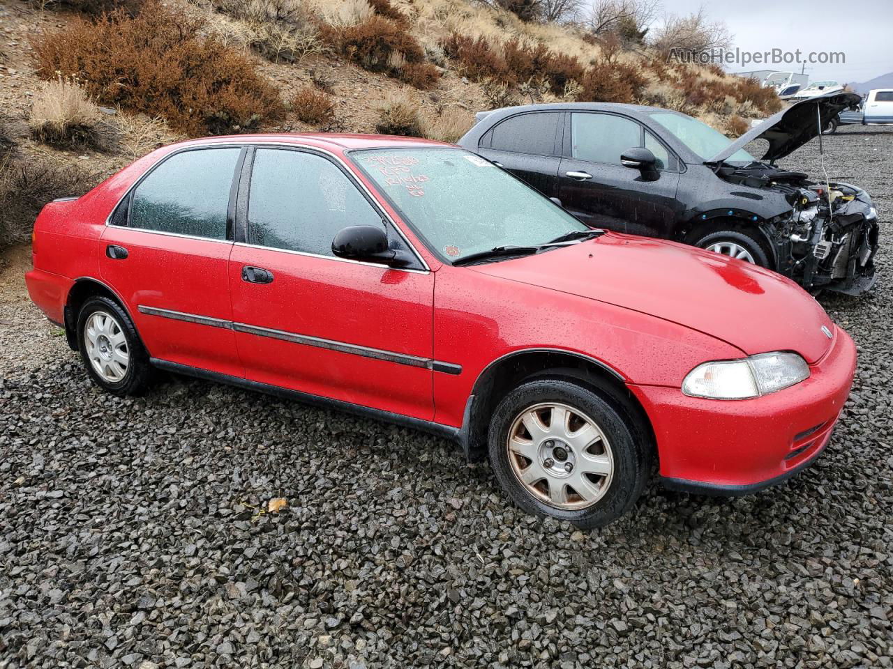 1993 Honda Civic Lx Red vin: JHMEG8556PS046045