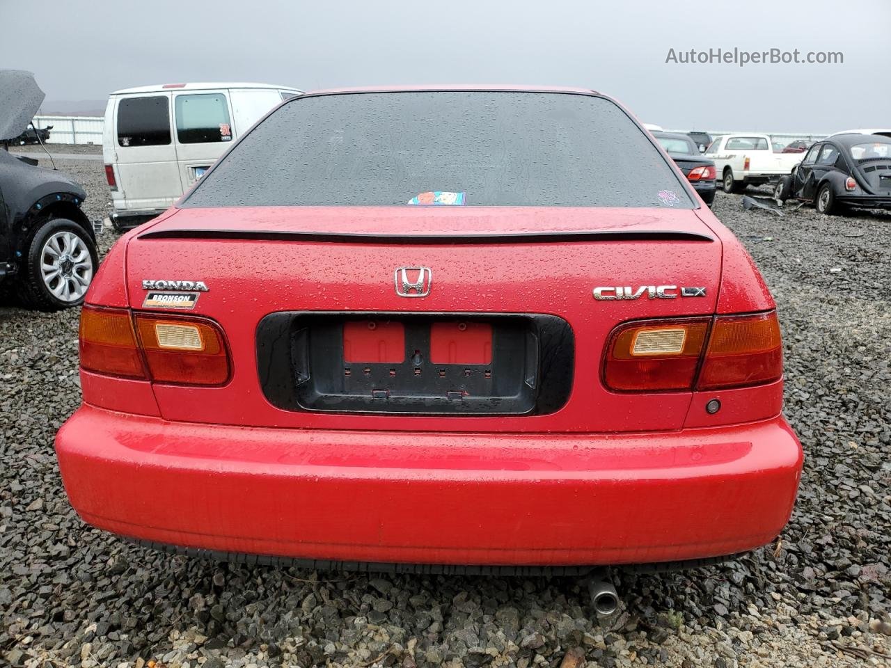 1993 Honda Civic Lx Red vin: JHMEG8556PS046045