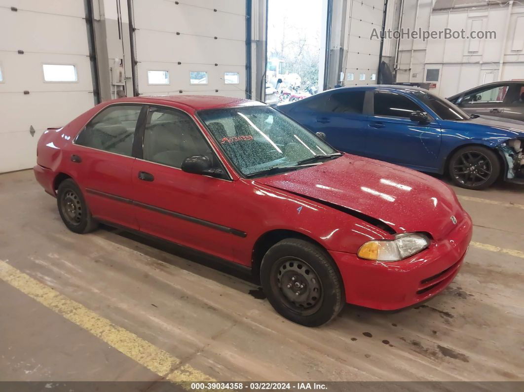 1995 Honda Civic Lx Red vin: JHMEG8557SS015847