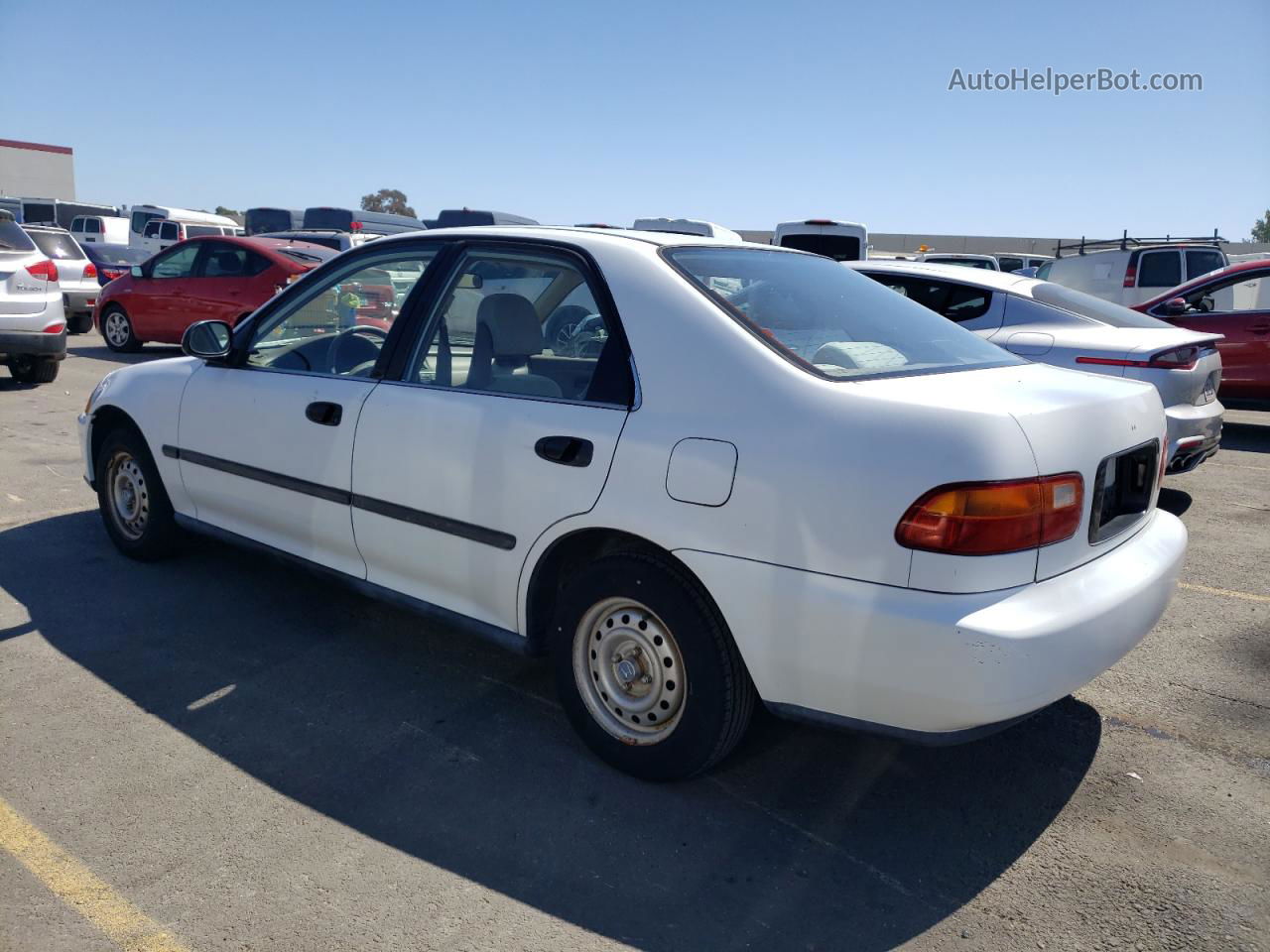 1993 Honda Civic Dx White vin: JHMEG8640PS008798