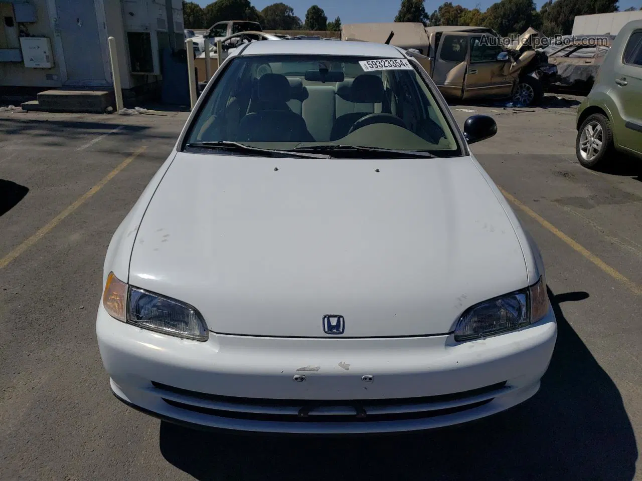 1993 Honda Civic Dx White vin: JHMEG8640PS008798