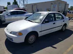 1993 Honda Civic Dx White vin: JHMEG8640PS008798