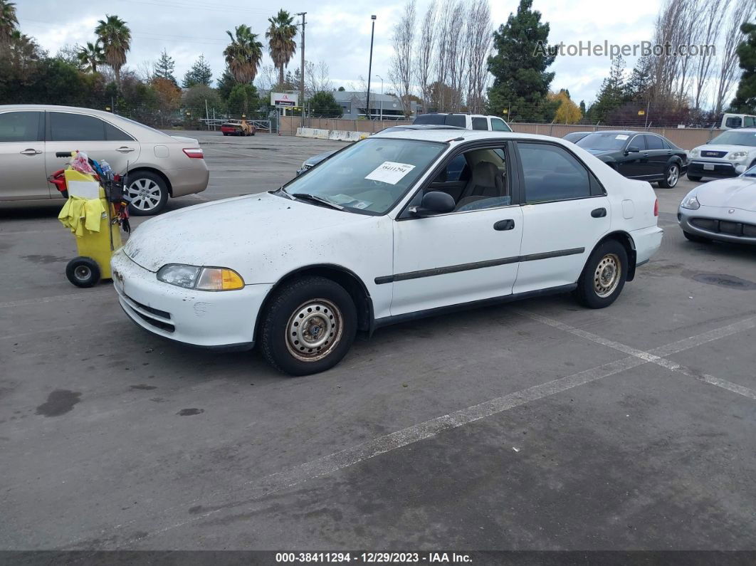 1993 Honda Civic Dx White vin: JHMEG8643PS055470