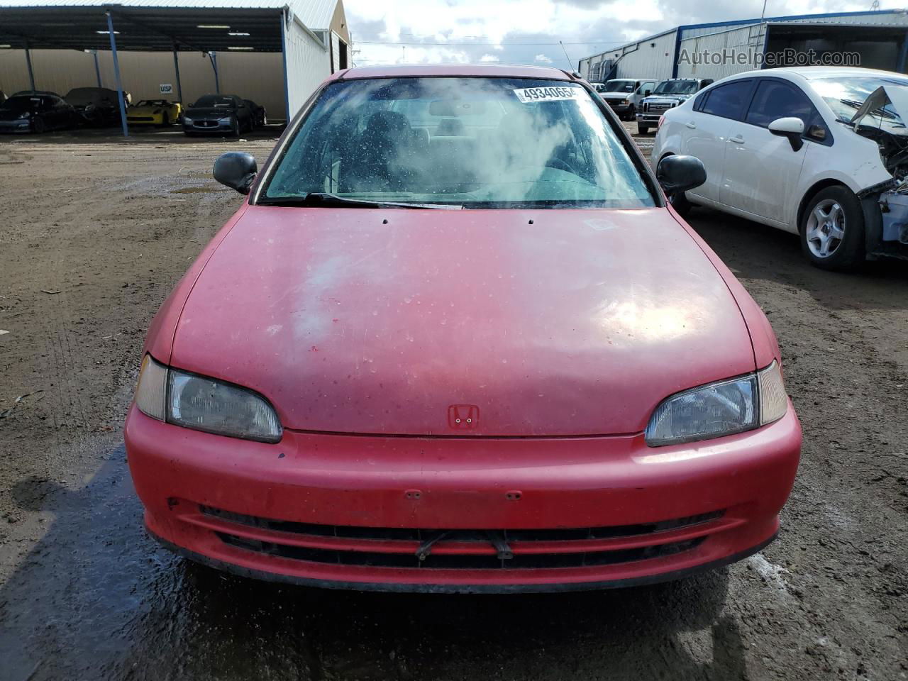 1995 Honda Civic Dx Red vin: JHMEG8644SS045958