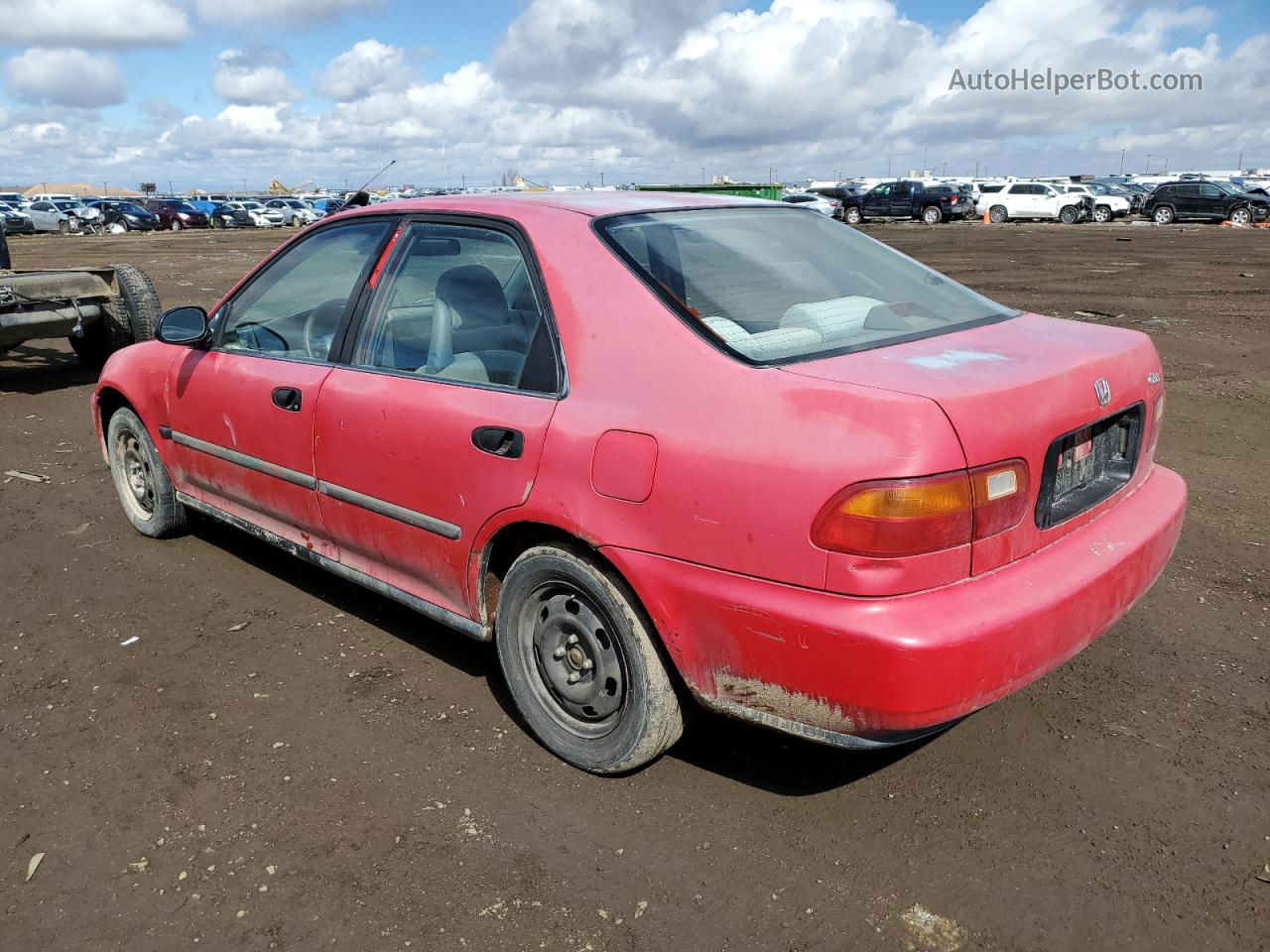 1995 Honda Civic Dx Red vin: JHMEG8644SS045958