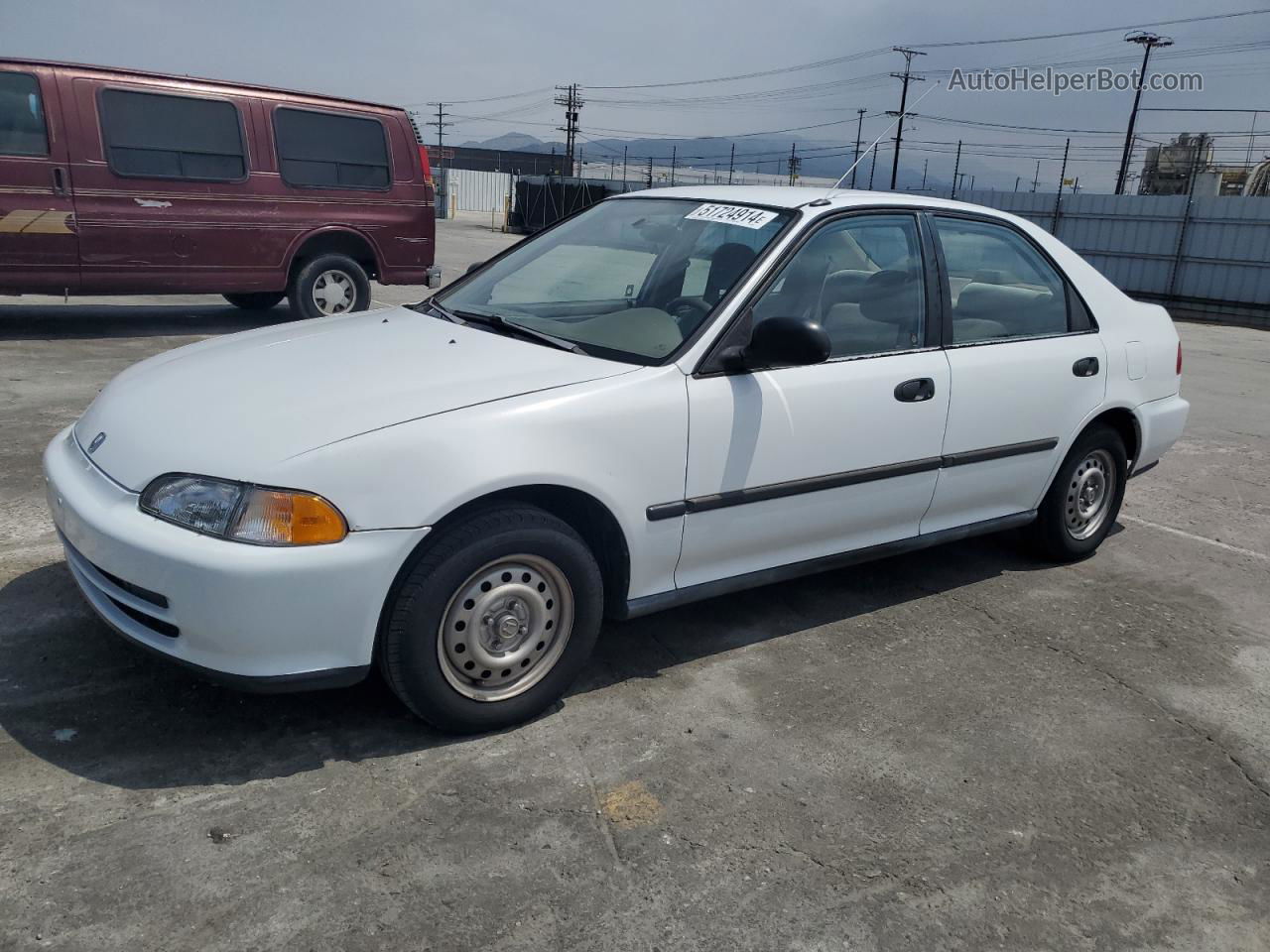 1995 Honda Civic Dx Белый vin: JHMEG8648SS008881