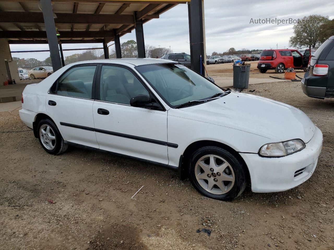 1993 Honda Civic Dx White vin: JHMEG8649PS053688