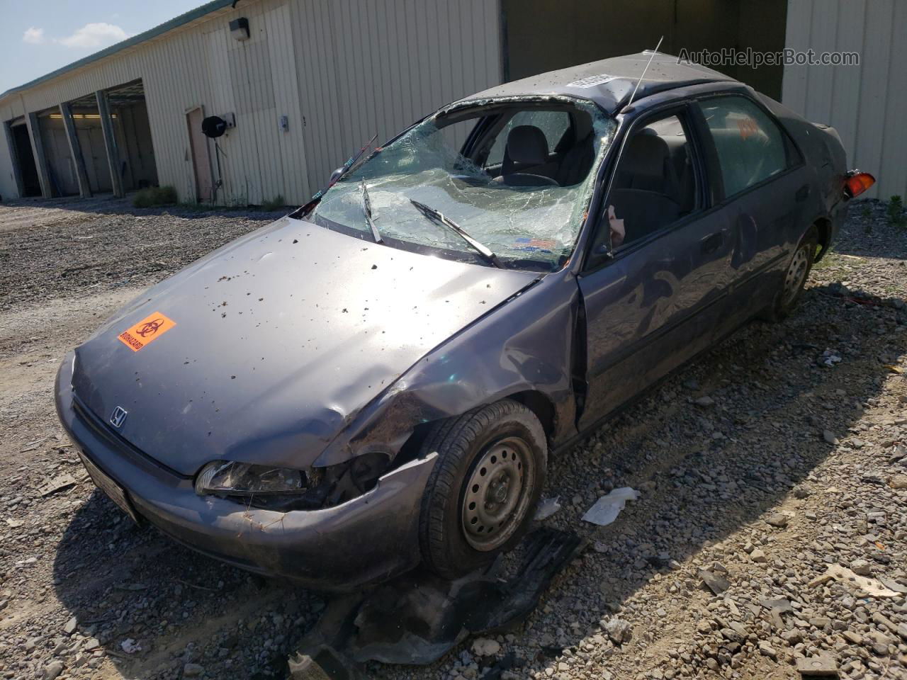 1995 Honda Civic Dx Gray vin: JHMEG8649SS025706