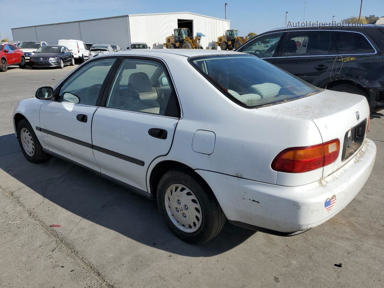 1993 Honda Civic Lx White vin: JHMEG8650PS012150