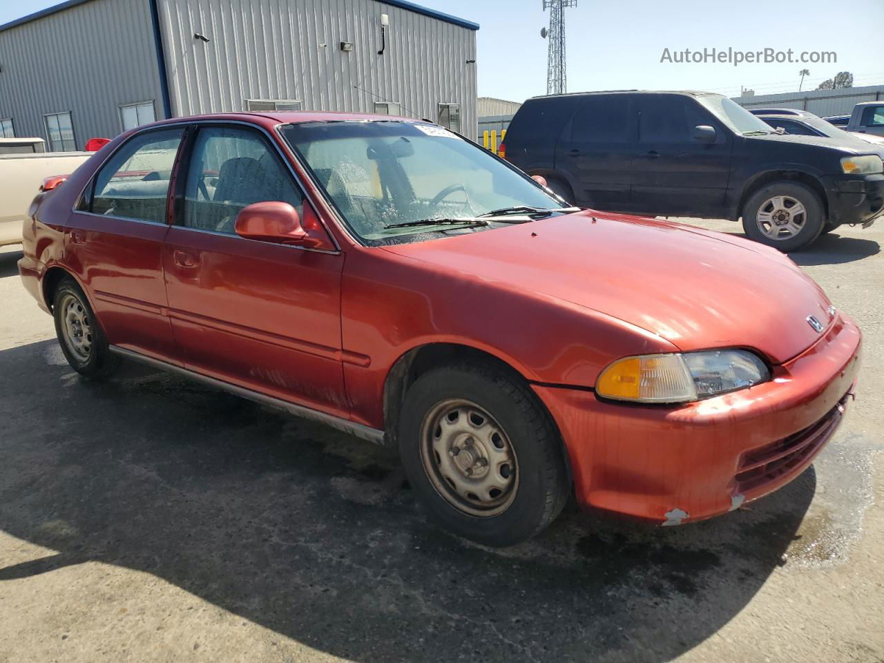 1995 Honda Civic Lx Red vin: JHMEG8650SS019642