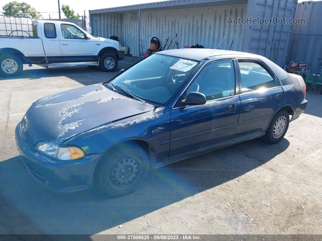 1993 Honda Civic Lx Blue vin: JHMEG8651PS003117