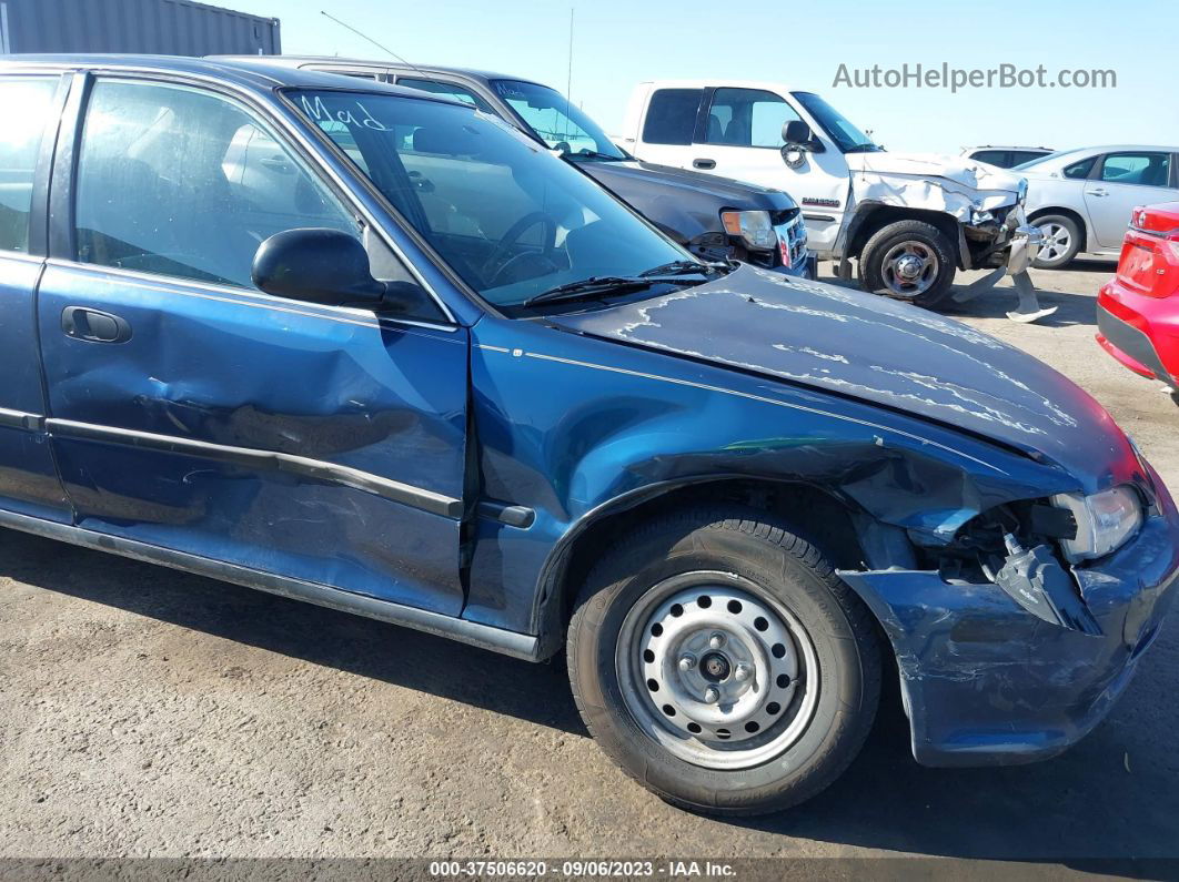 1993 Honda Civic Lx Blue vin: JHMEG8651PS003117