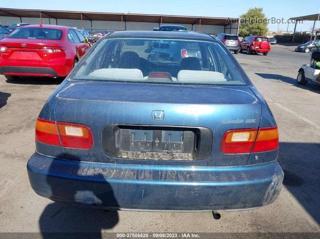 1993 Honda Civic Lx Blue vin: JHMEG8651PS003117