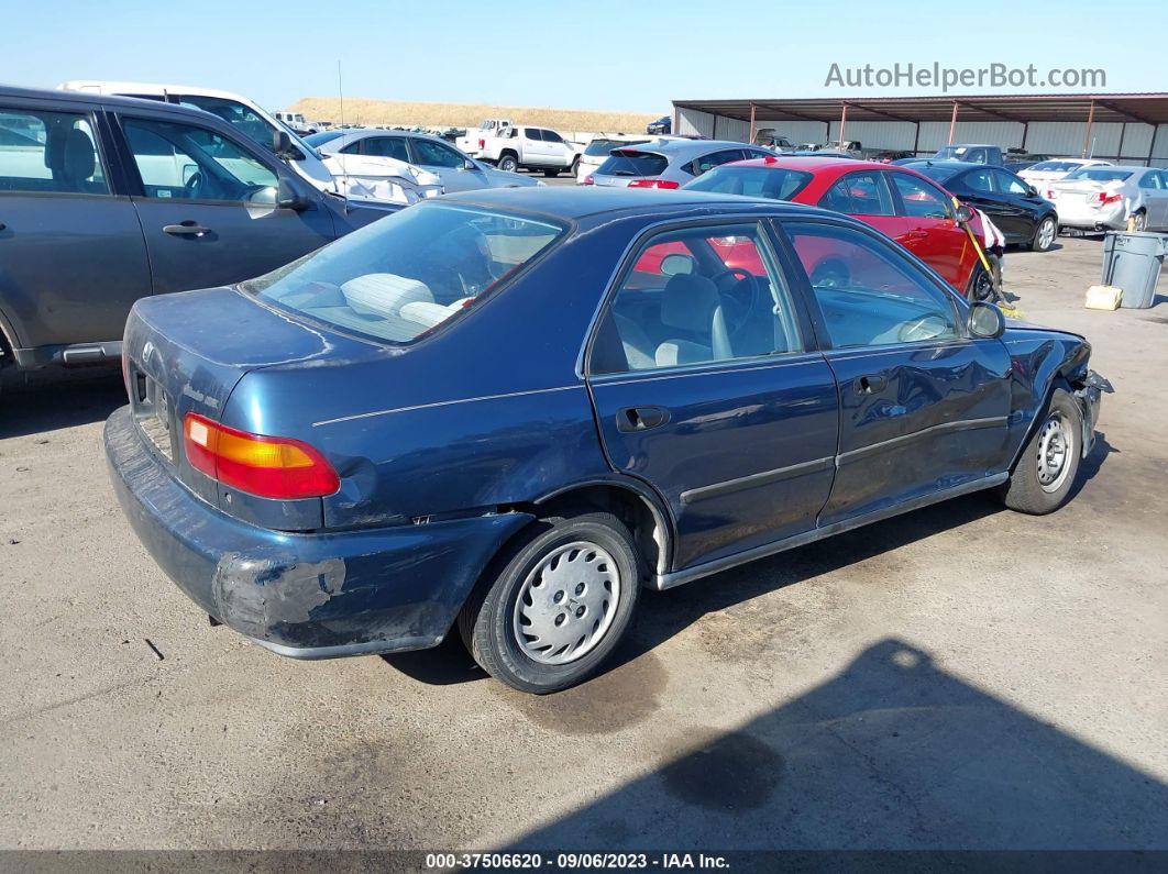 1993 Honda Civic Lx Blue vin: JHMEG8651PS003117