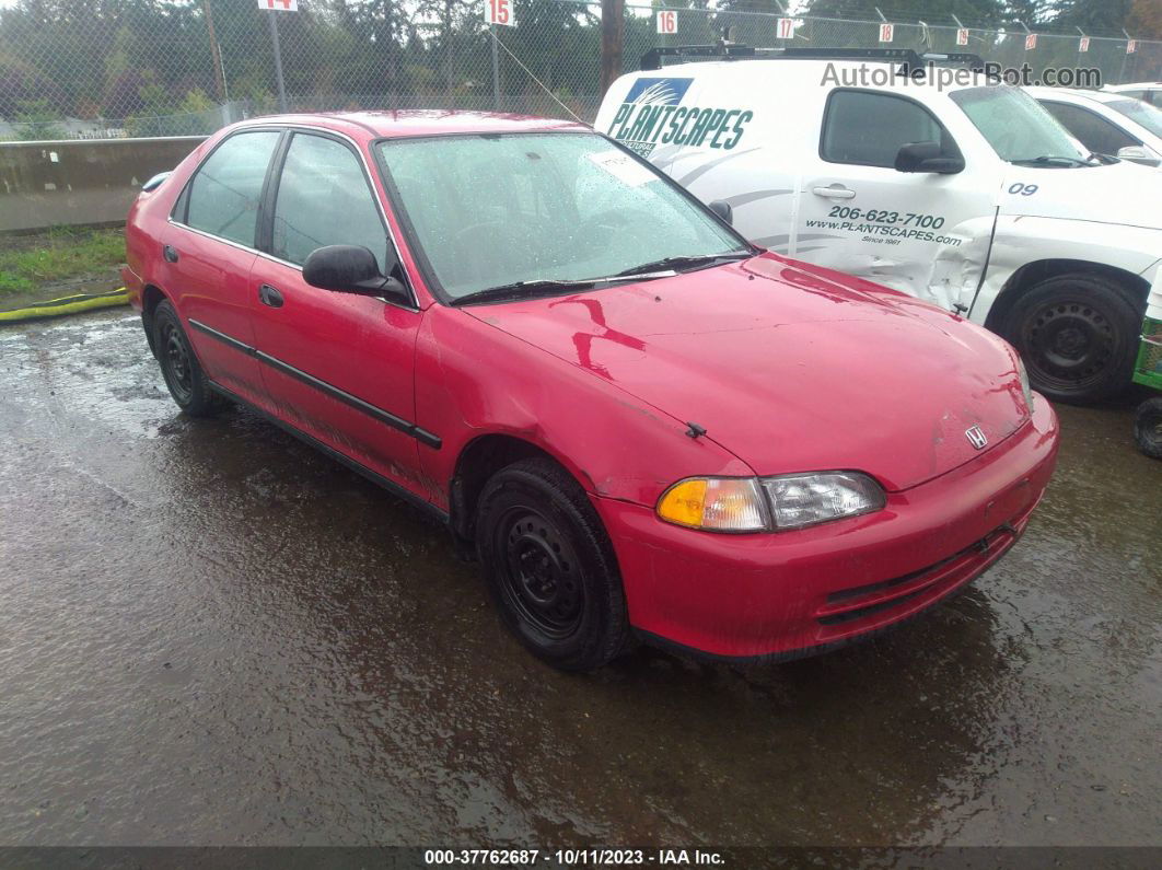 1993 Honda Civic Lx Red vin: JHMEG8651PS040944