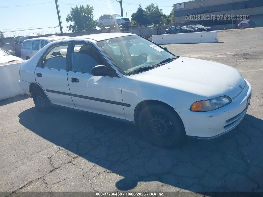 1995 Honda Civic Lx White vin: JHMEG8652SS009484