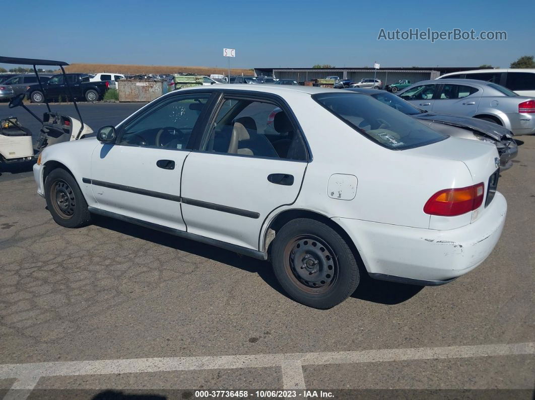 1995 Honda Civic Lx White vin: JHMEG8652SS009484