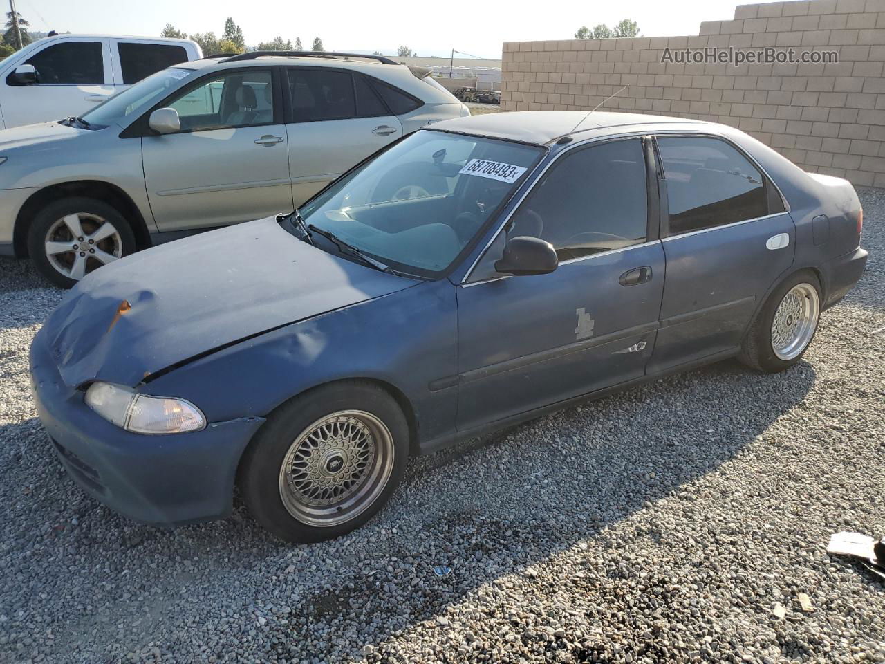 1993 Honda Civic Lx Blue vin: JHMEG8653PS028066