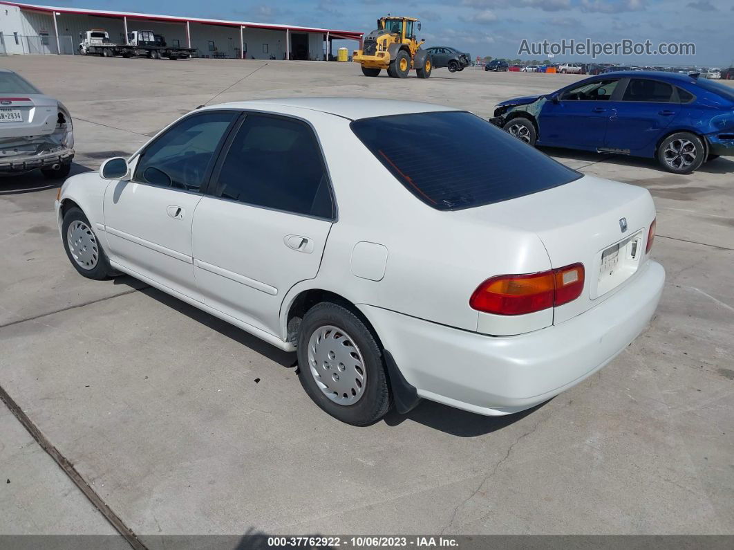 1993 Honda Civic Lx White vin: JHMEG8654PS000504