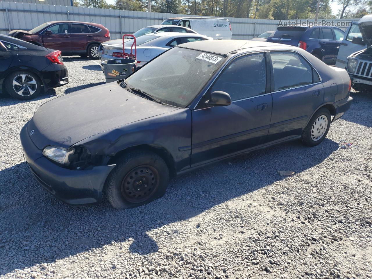 1993 Honda Civic Lx Purple vin: JHMEG8654PS035009