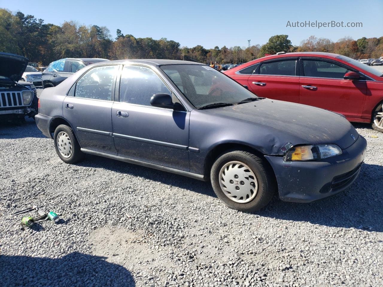 1993 Honda Civic Lx Purple vin: JHMEG8654PS035009