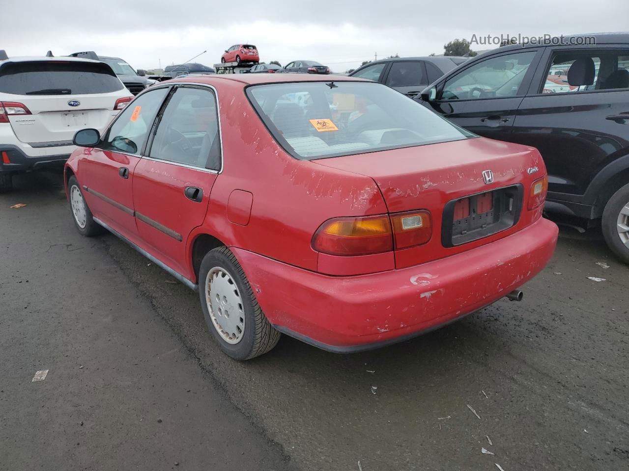 1995 Honda Civic Lx Красный vin: JHMEG8654SS029574