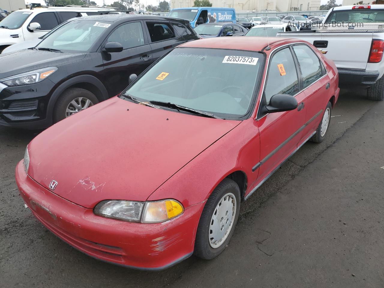 1995 Honda Civic Lx Red vin: JHMEG8654SS029574