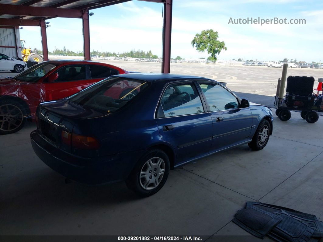 1994 Honda Civic Lx Blue vin: JHMEG8655RS019078