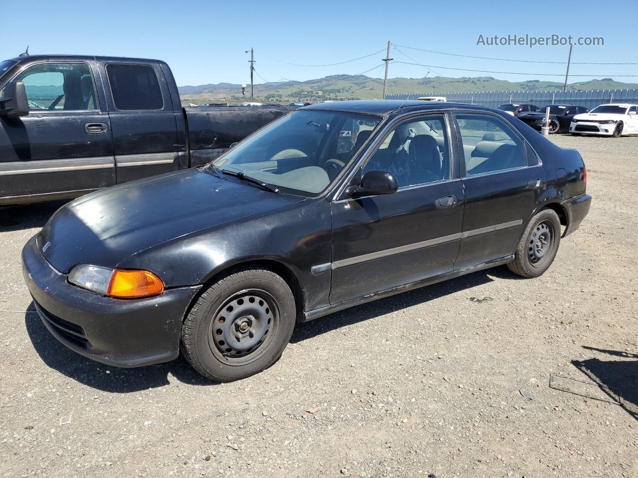 1995 Honda Civic Lx Black vin: JHMEG8655SS040759