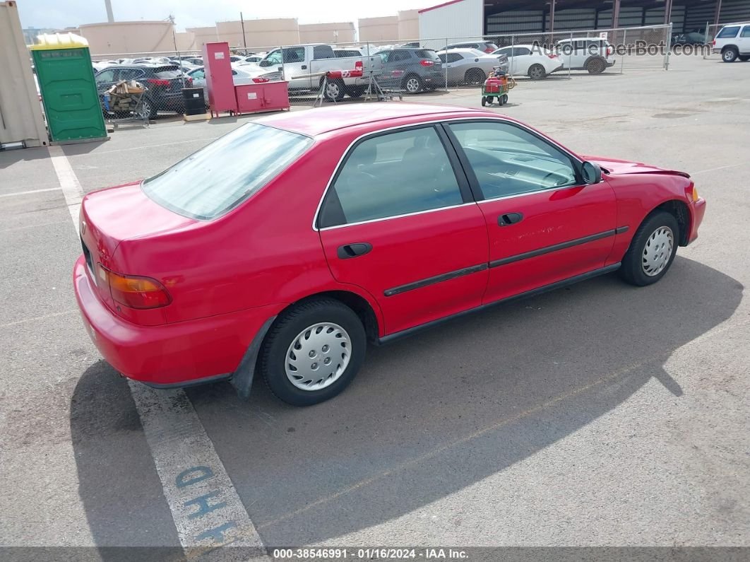 1993 Honda Civic Lx Red vin: JHMEG8656PS002576