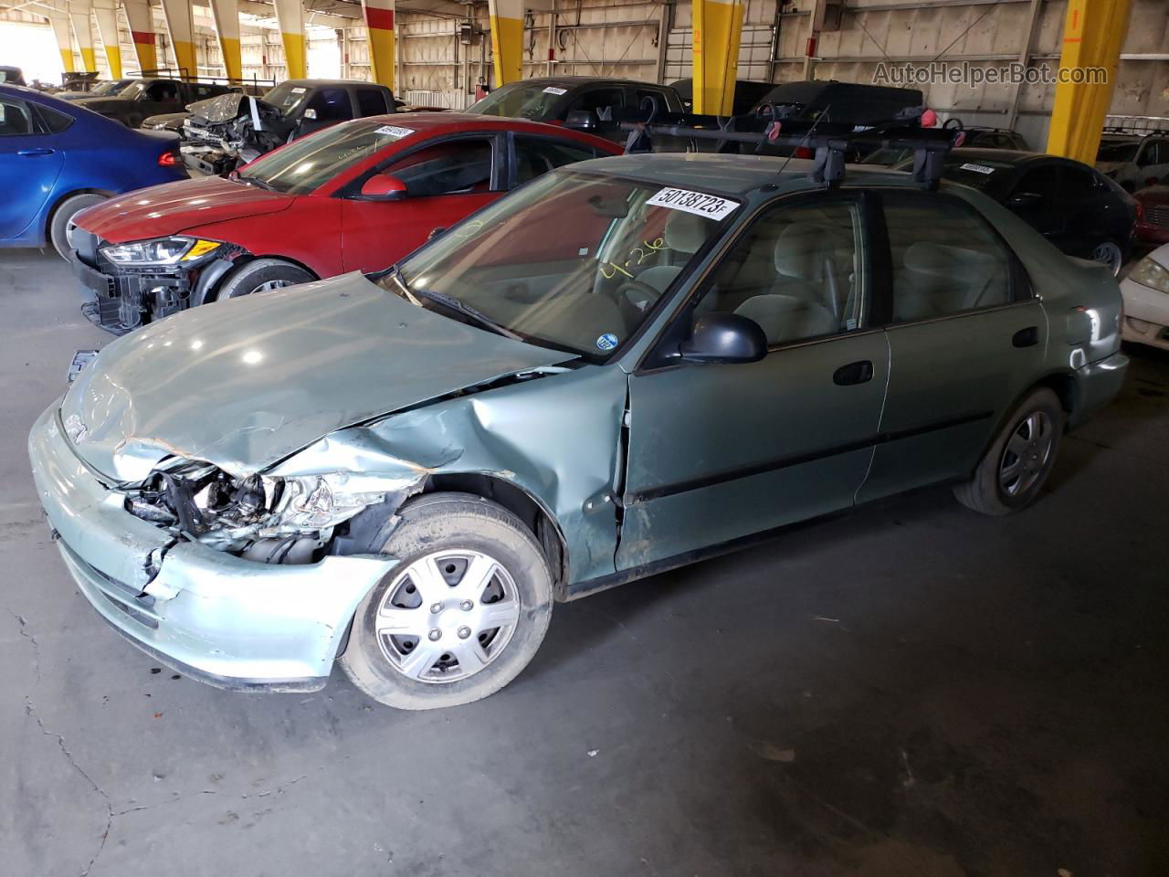 1993 Honda Civic Lx Green vin: JHMEG8657PS022755