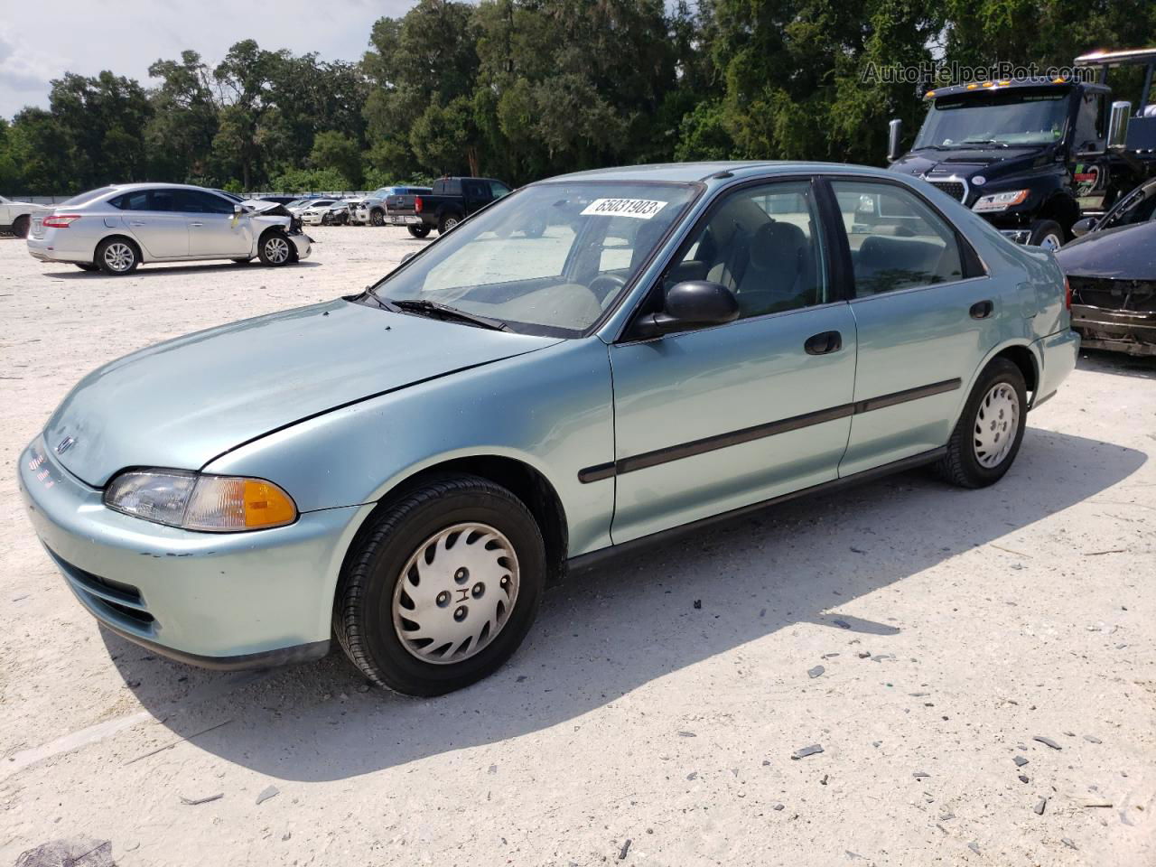 1993 Honda Civic Lx Green vin: JHMEG8658PS025941