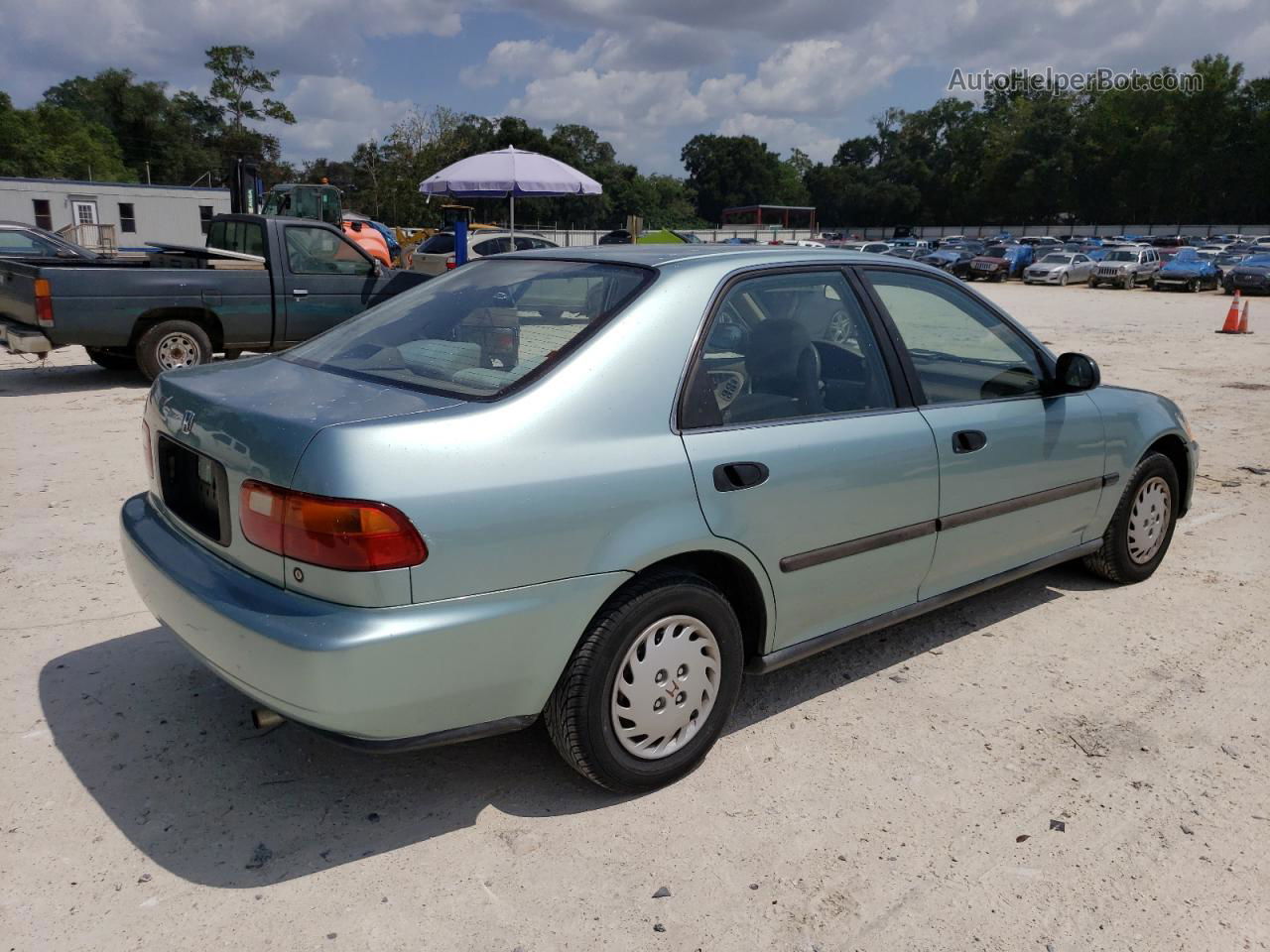 1993 Honda Civic Lx Green vin: JHMEG8658PS025941