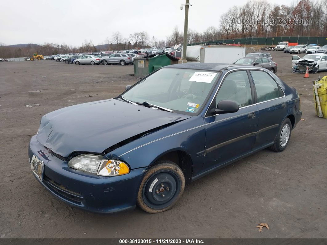 1993 Honda Civic Lx Blue vin: JHMEG8659PS011174