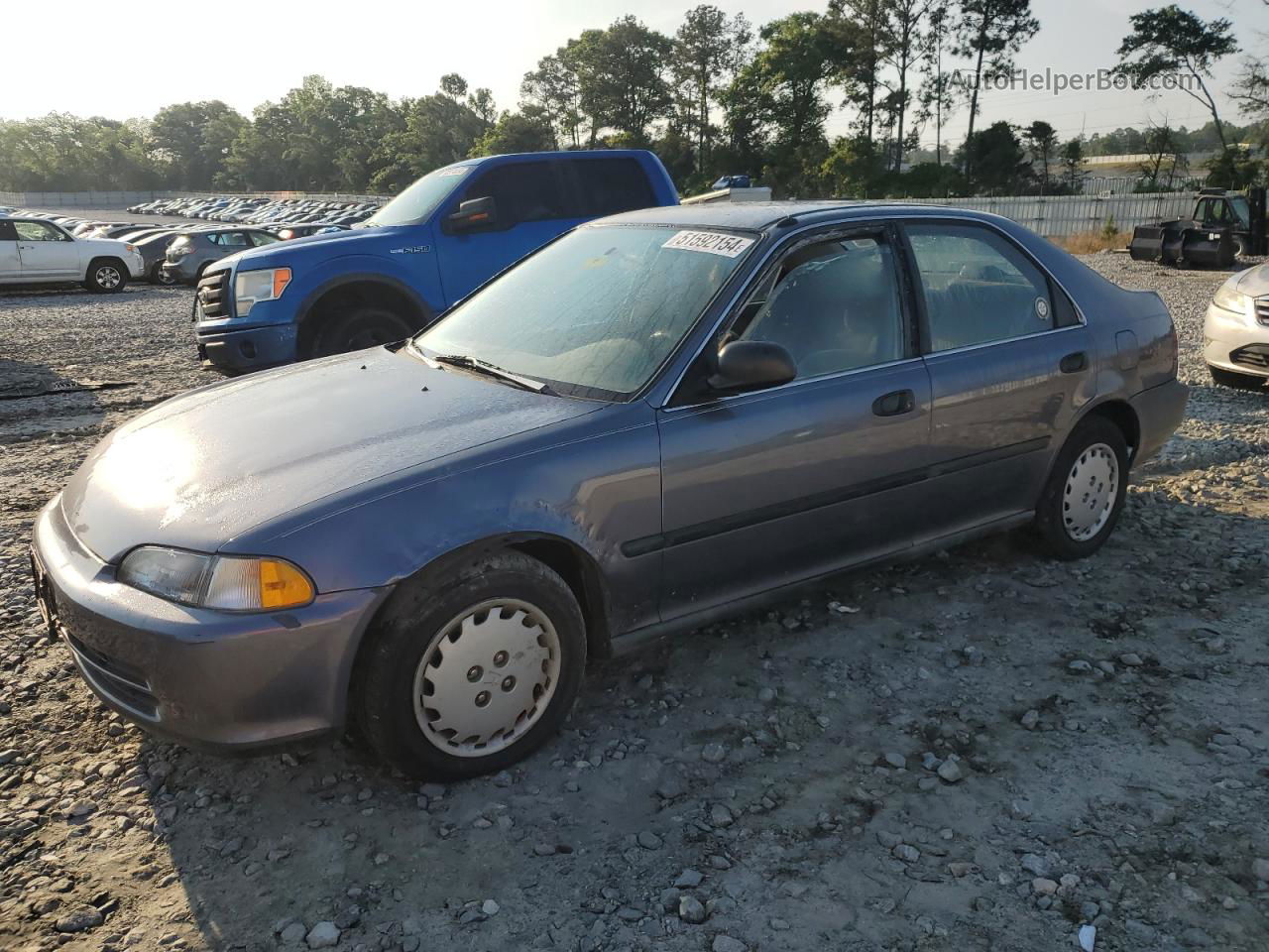 1995 Honda Civic Lx Blue vin: JHMEG8659SS034401