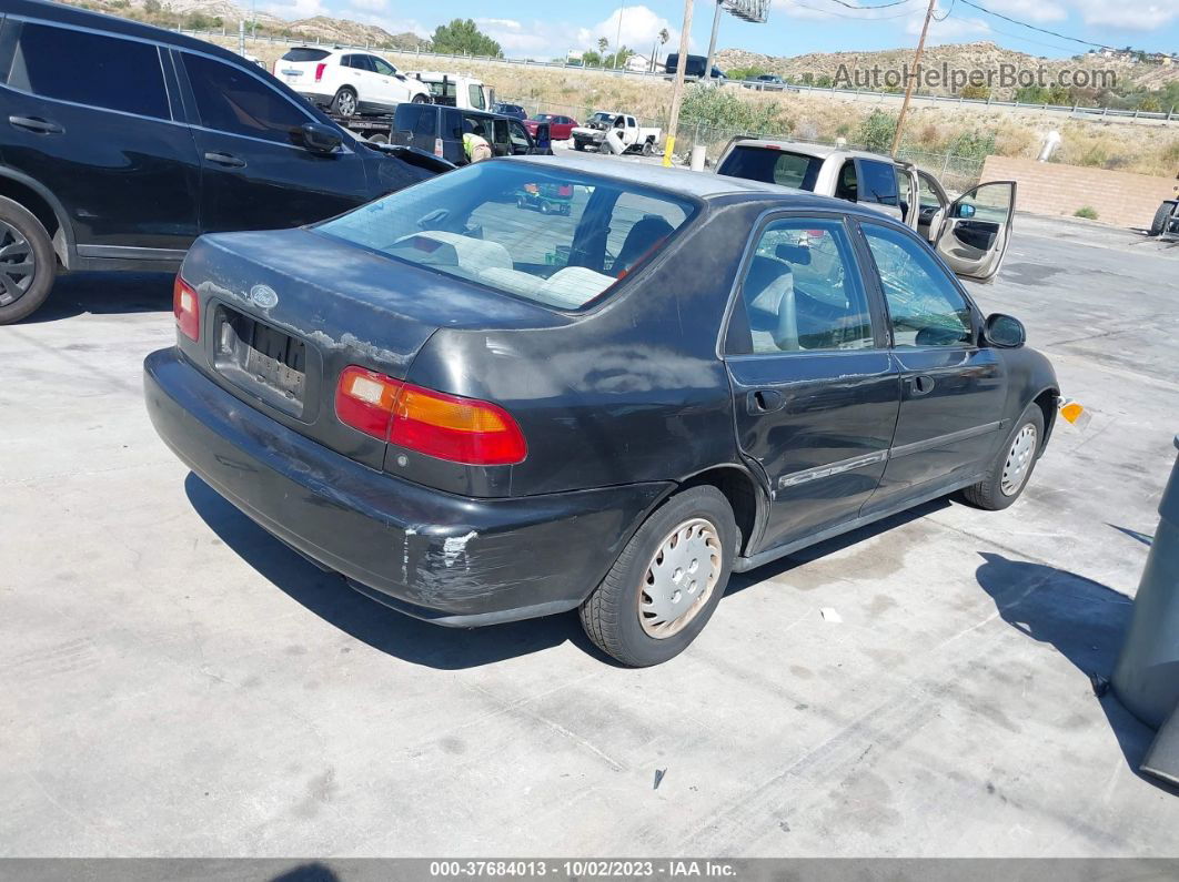 1993 Honda Civic Lx Black vin: JHMEG865XPS022295