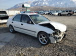 1995 Honda Civic Lx White vin: JHMEG865XSS018336