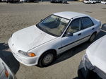 1995 Honda Civic Lx White vin: JHMEG865XSS045049