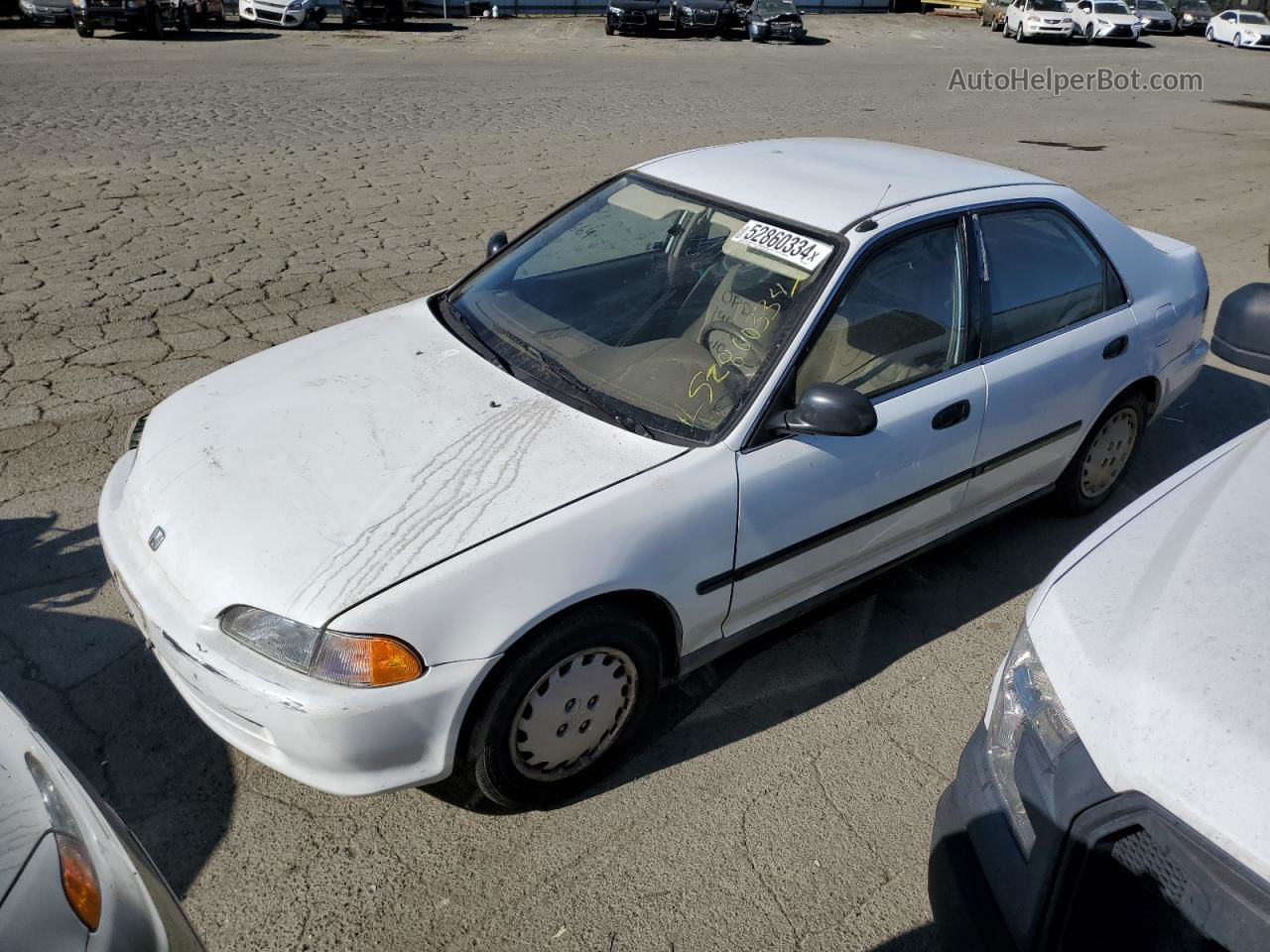 1995 Honda Civic Lx Белый vin: JHMEG865XSS045049