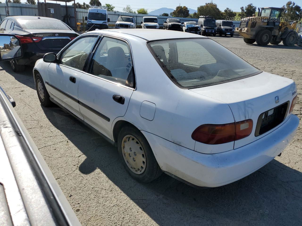 1995 Honda Civic Lx White vin: JHMEG865XSS045049