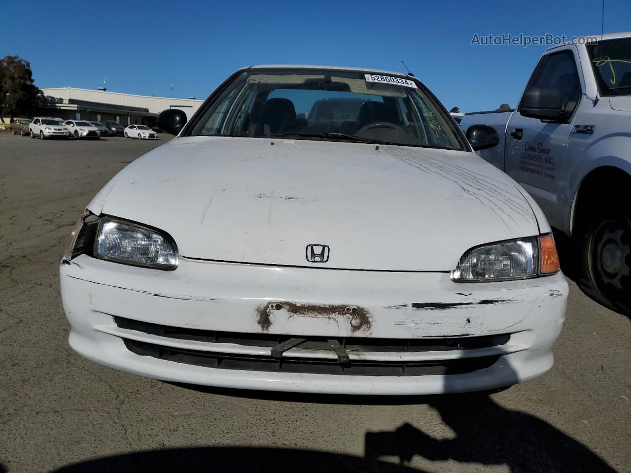 1995 Honda Civic Lx White vin: JHMEG865XSS045049