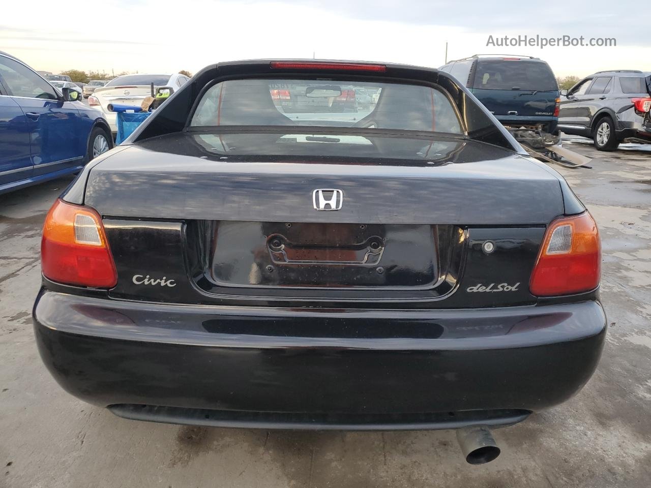 1995 Honda Civic Del Sol Si Black vin: JHMEH6160SS005290