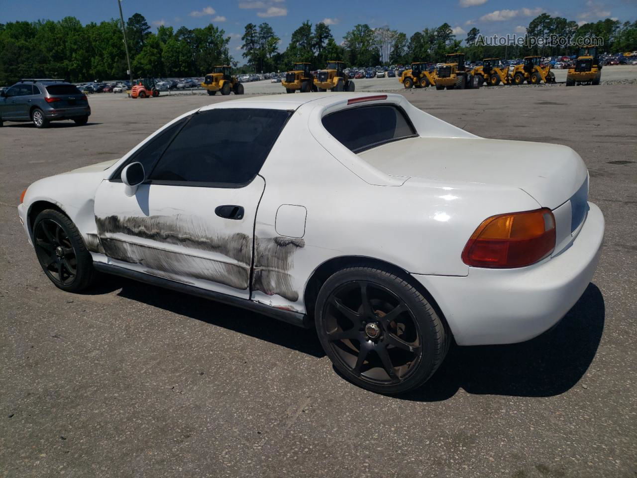 1993 Honda Civic Del Sol Si White vin: JHMEH6162PS011602