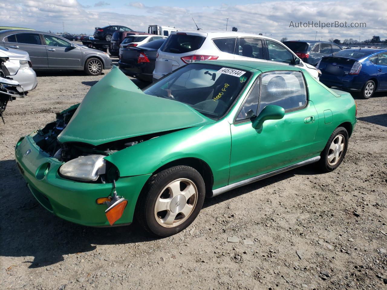 1994 Honda Civic Del Sol Si Green vin: JHMEH6162RS004748