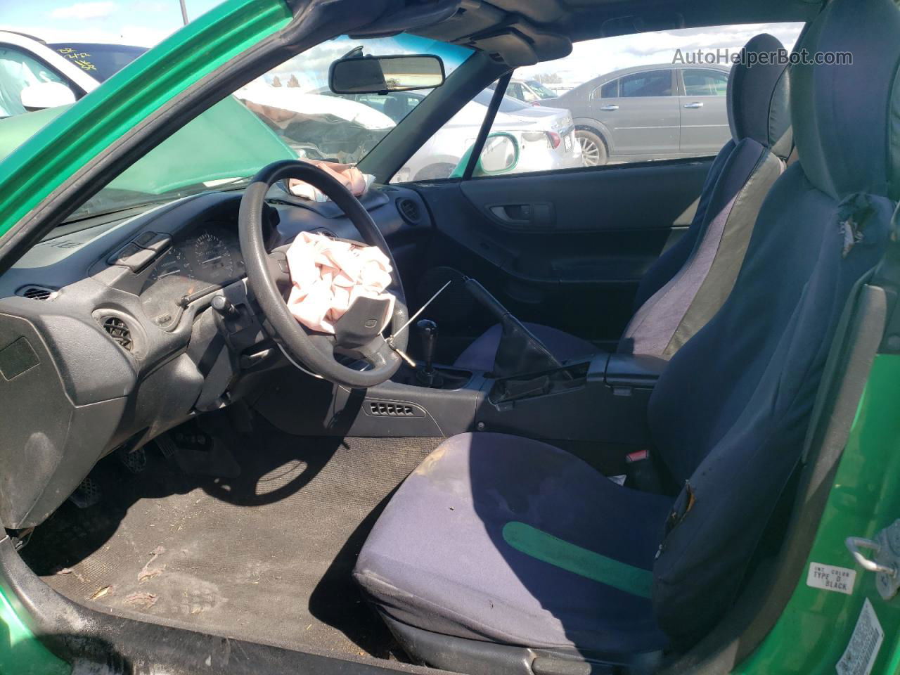 1994 Honda Civic Del Sol Si Green vin: JHMEH6162RS004748