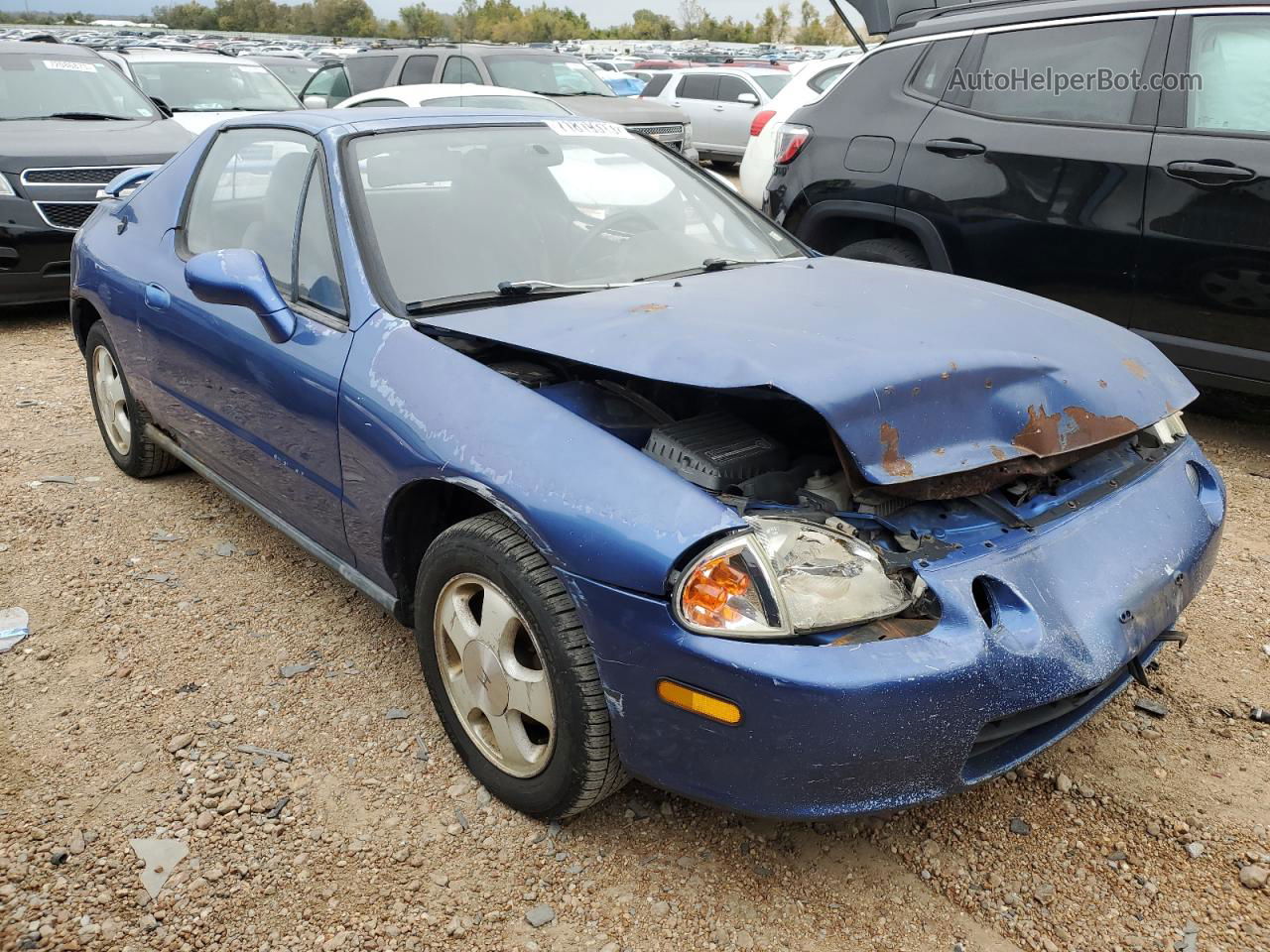 1994 Honda Civic Del Sol Si Синий vin: JHMEH6162RS006757