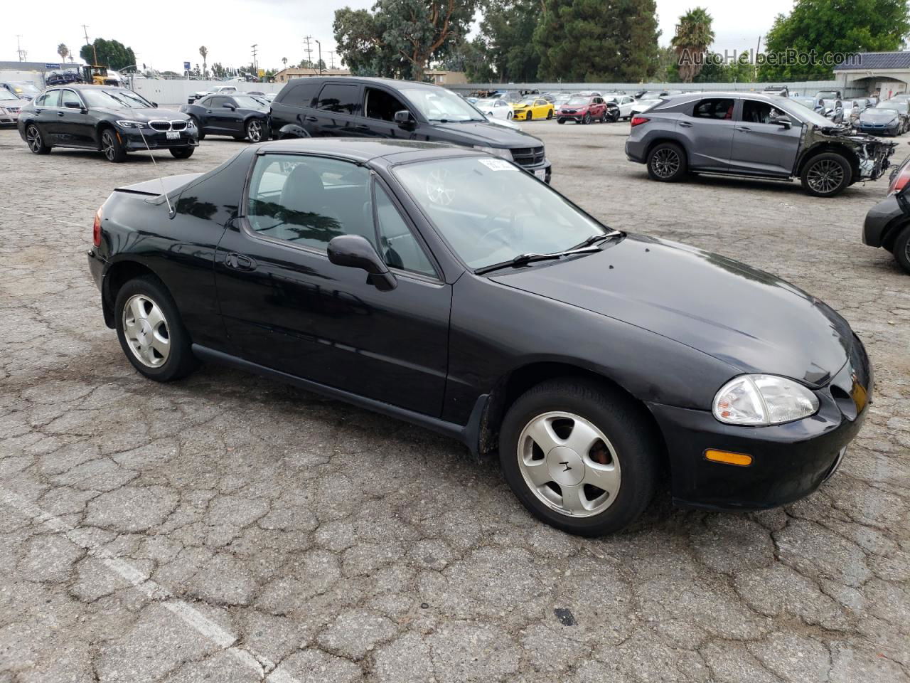 1993 Honda Civic Del Sol Si Black vin: JHMEH6163PS018476