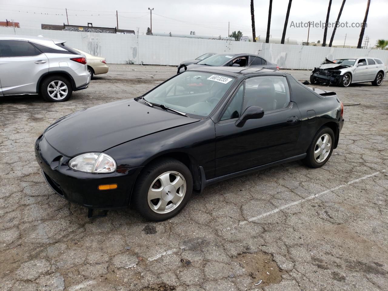 1993 Honda Civic Del Sol Si Black vin: JHMEH6163PS018476